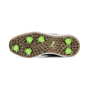 Junior Ignite PWRCAGE Spiked Golf Shoe - Black PUMA