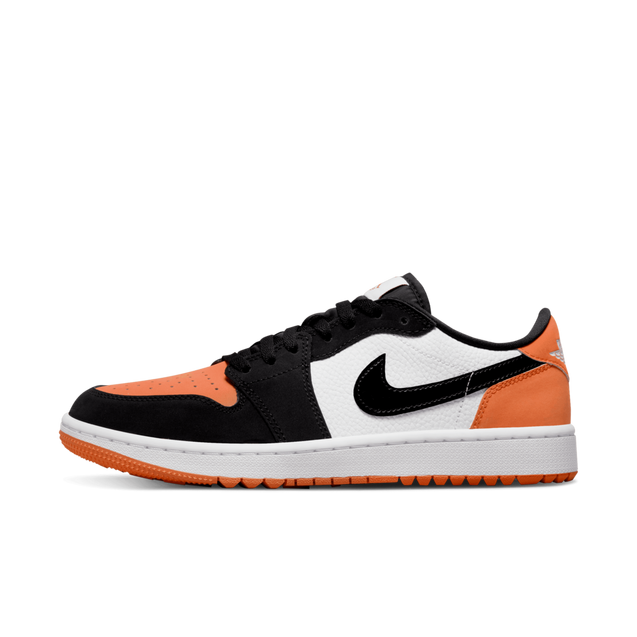 Air Jordan 1 Low G Spikeless Golf Shoe - Black/Orange | NIKE 