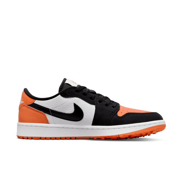 Air Jordan 1 Low G Spikeless Golf Shoe - Black/Orange | NIKE