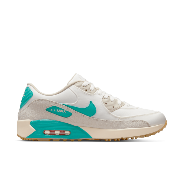 Air Max 90G NRG M22 Spikeless Golf Shoe - White/Teal NIKE