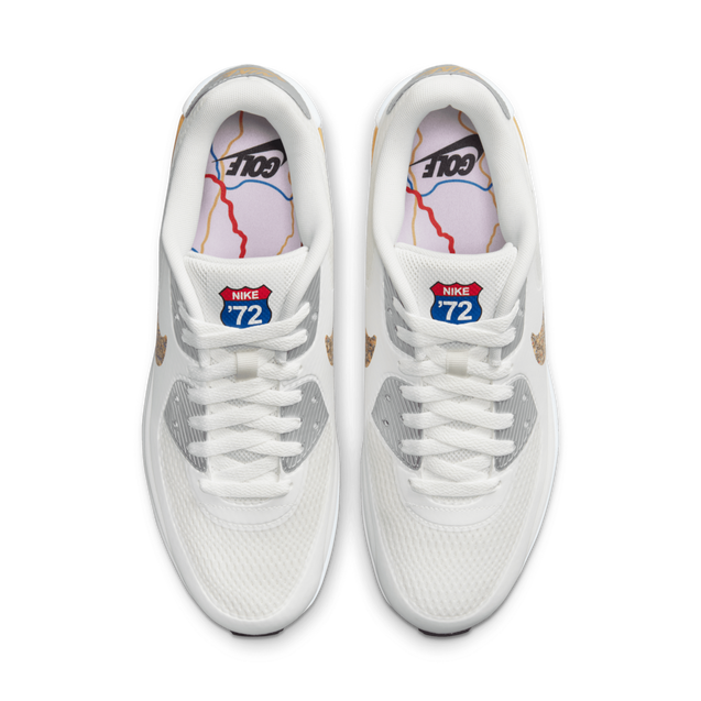 Air Max 90 G NRG P22 Spikeless Golf Shoe - White/Gold | NIKE ...