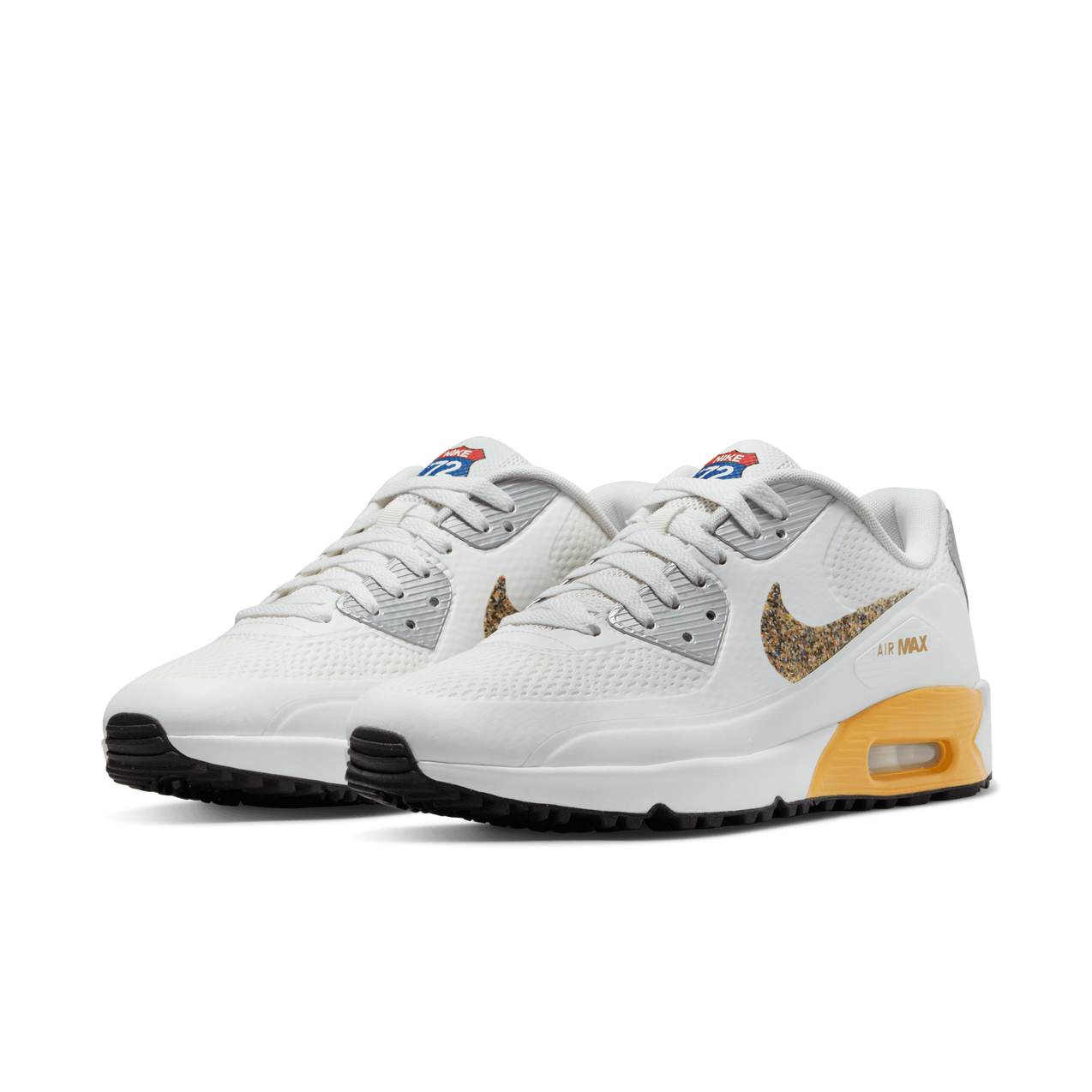 AIR MAX 90 G NRG P22 NIKE ナイキ　ゴルフ Air Max 90 G NRG P22 Spikeless Golf Shoe - White/Gold | NIKE