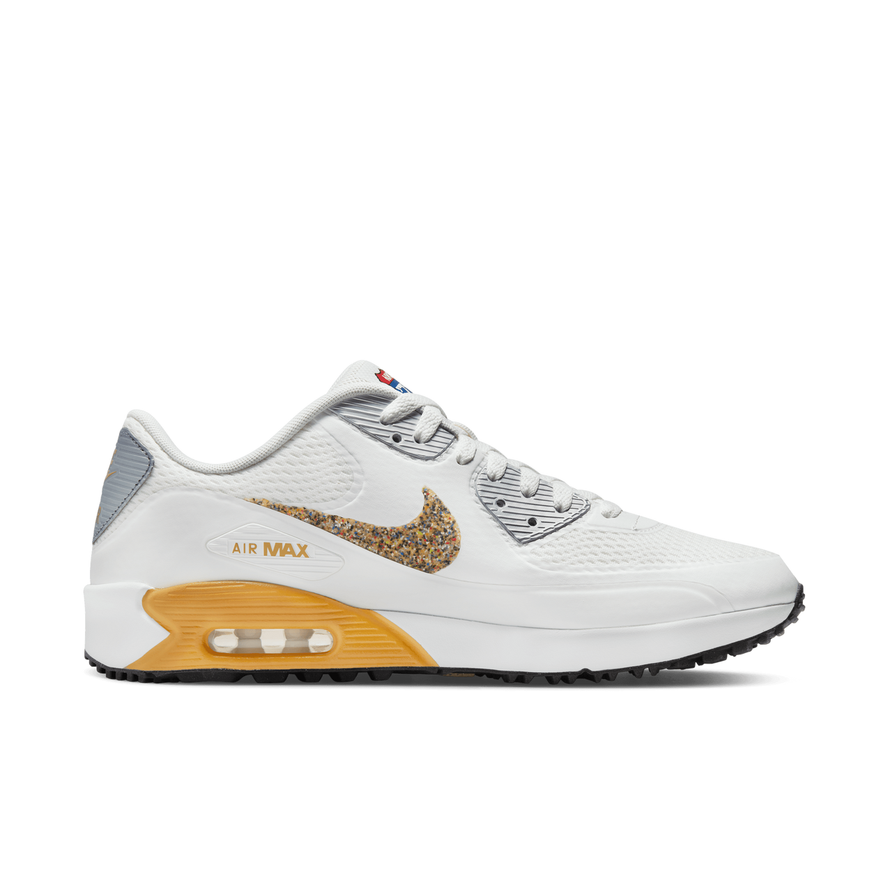 Air Max 90 G NRG P22 Spikeless Golf Shoe - White/Gold | NIKE