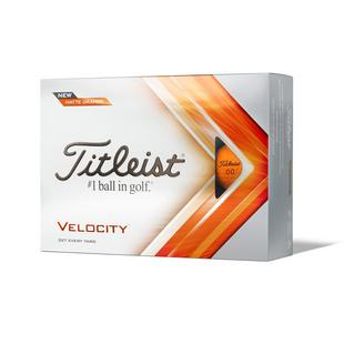 Balles de golf mates Velocity à double chiffre 2022 - Orange