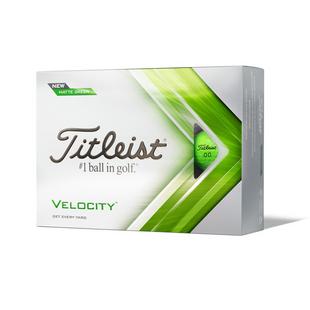 Balles de golf mates Velocity à double chiffre 2022 - Vert