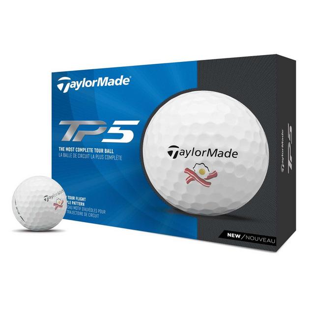 Limited Edition TP5 Golf Balls Bacon & Eggs Golf Town Limited