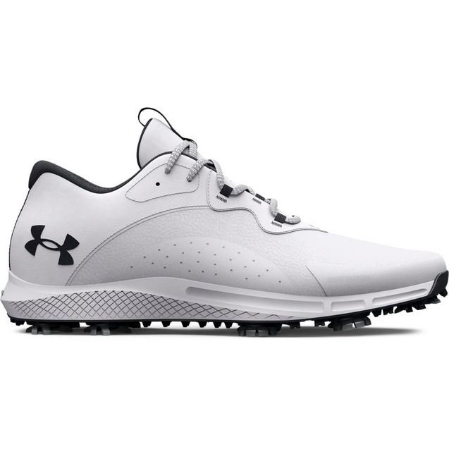 Men's Charged Draw 2 Spiked Golf Shoe - White | UNDER ARMOUR 