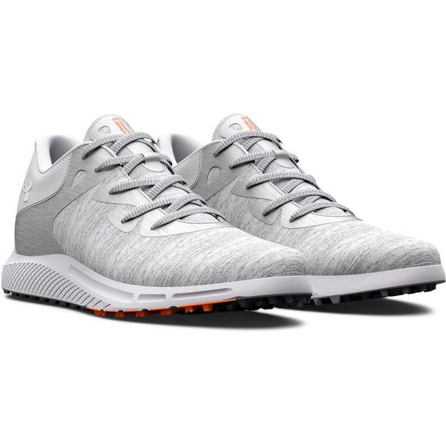 Women's Charged Breathe 2 Knit SL Spikeless Golf Shoe - Grey, UNDER ARMOUR