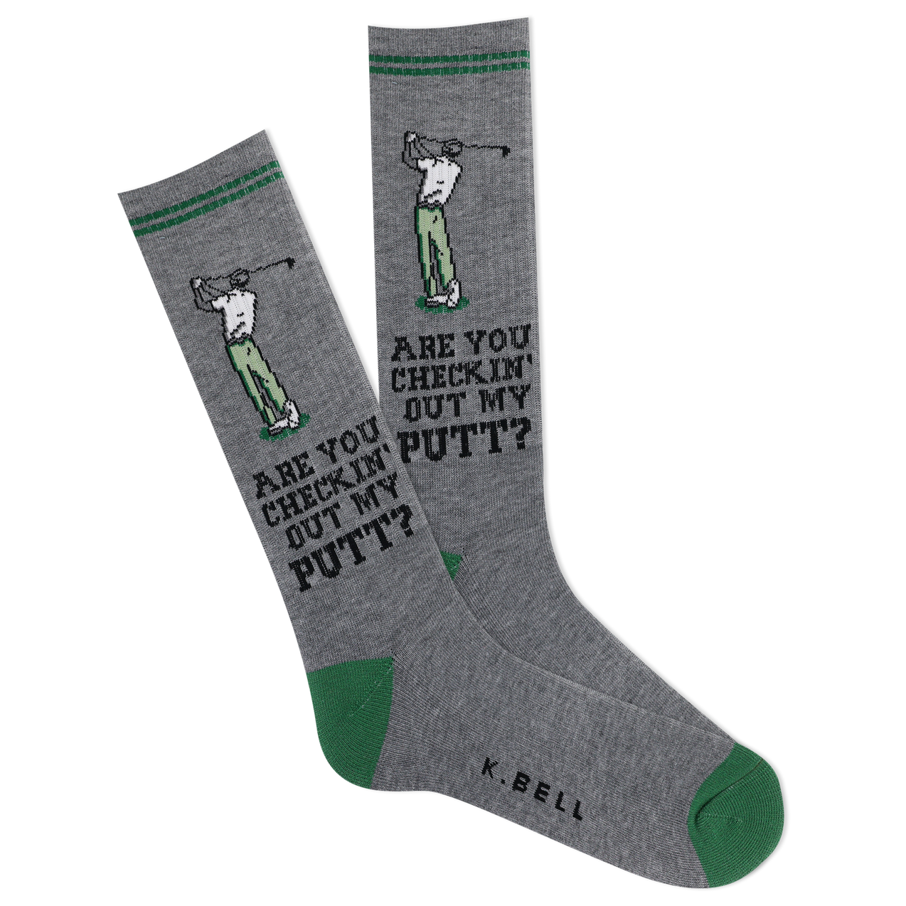 Men's Checking Out My Putt Crew Sock
