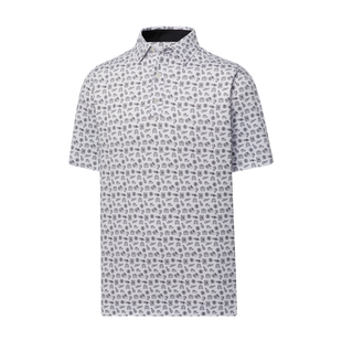 Men's Travel Print Short Sleeve Polo