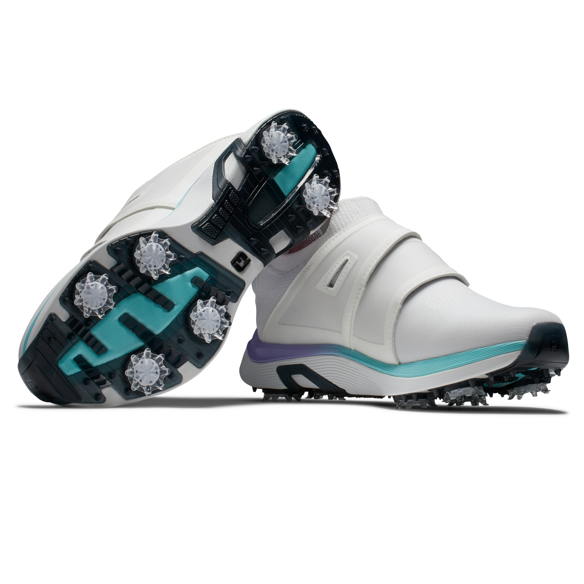Women's Hyperflex BOA Spiked Golf Shoe - White/Multi