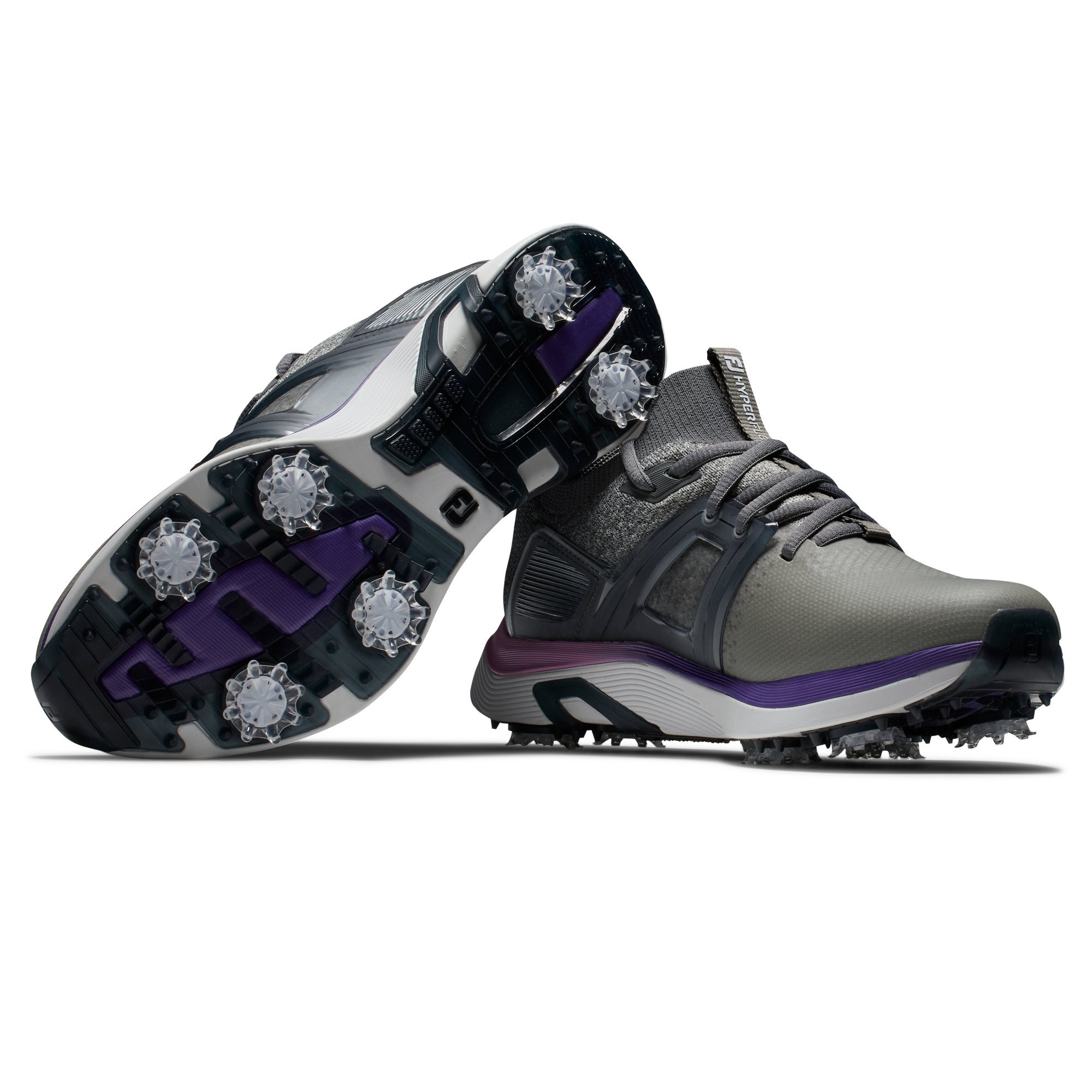 Women's Hyperflex Spiked Golf Shoe - Grey