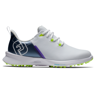 Chaussure Fuel Sport sans crampons pour femmes - Blanc et bleu marine FOOTJOY