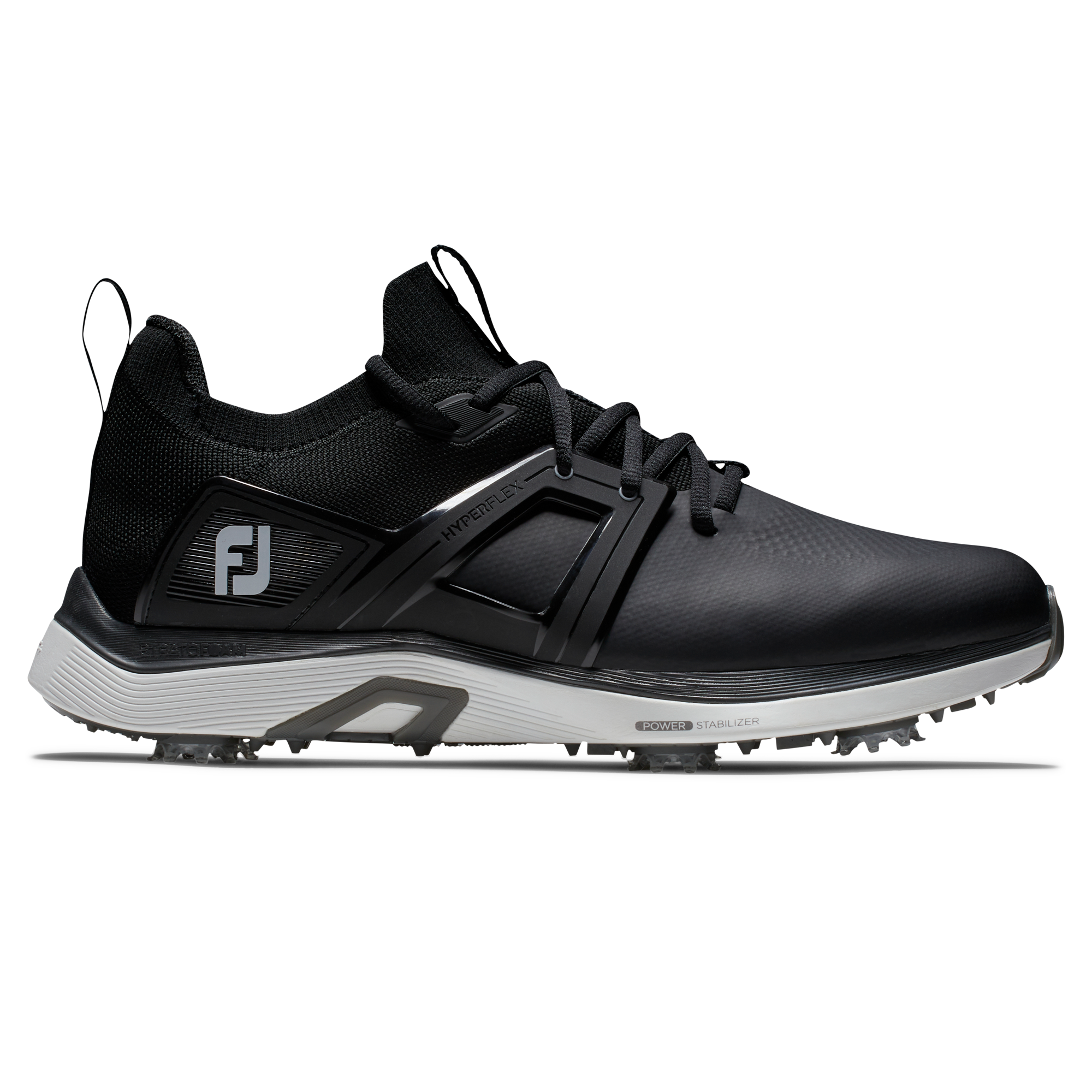 Chaussures De Golf FootJoy – Noir Et Blanc – Unisexe – Pointure Homme 8 / Femme 9.5 – Occasion