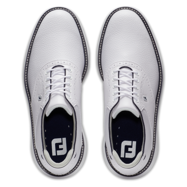 Men's Traditions Spikeless Golf Shoe - White | FOOTJOY | Golf