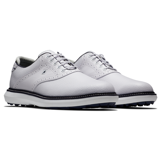 Men's Traditions Spikeless Golf Shoe - White | FOOTJOY | Golf Town