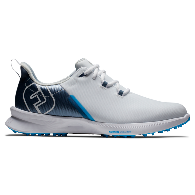 Men's Fuel Sport Spikeless Golf Shoe - White/Navy FOOTJOY