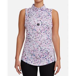 Polo Paint Splatter 3 sans manches pour femmes BAD BIRDIE