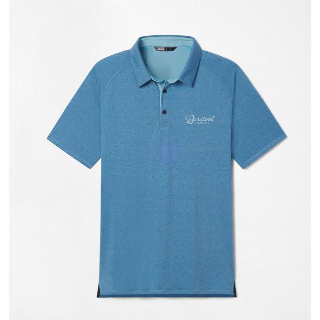 Men's Script Turing Short Sleeve Polo BARSTOOL