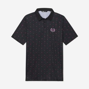 Polo Pink Whitney Crest pour hommes