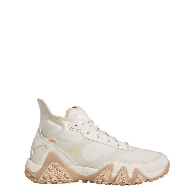 Men's adiCross HI Spikeless Golf Shoe - White/Brown ADIDAS