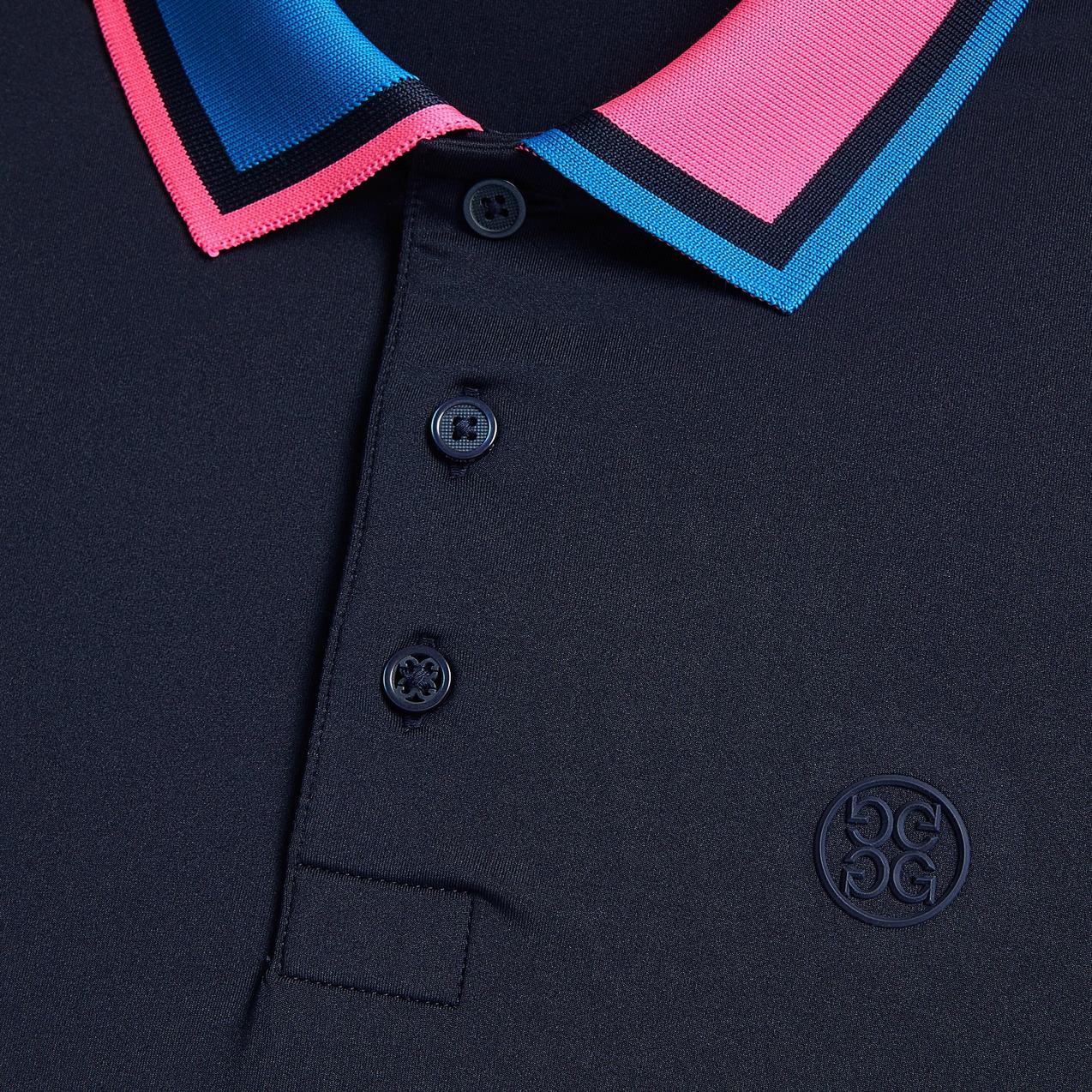 Men's Two Tone Short Sleeve Polo