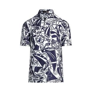 Men's Airflow Printed Nautical Short Sleeve Polo RLX