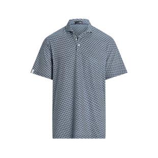 Men's Airflow Printed Playa Boat Short Sleeve Polo