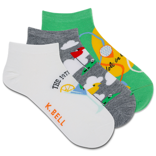 Women's 19th Hole No Show Sock - 3 pack