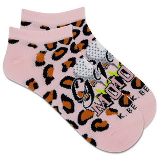 Women's Cheetah Golf Mom Low Cut Sock