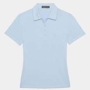 Polo à logo bosselé pour femmes