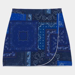 Jupe-short à motif bandana pour femmes