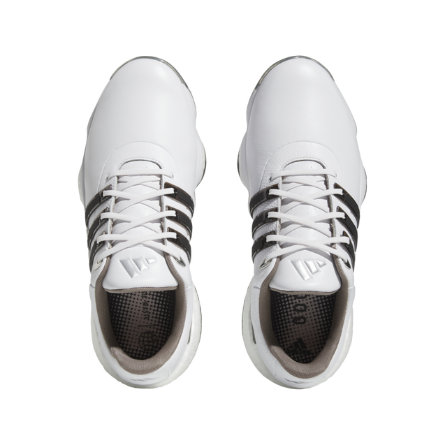 Men's TOUR360 22 LUX Spiked Golf Shoe - White | ADIDAS | Golf Town