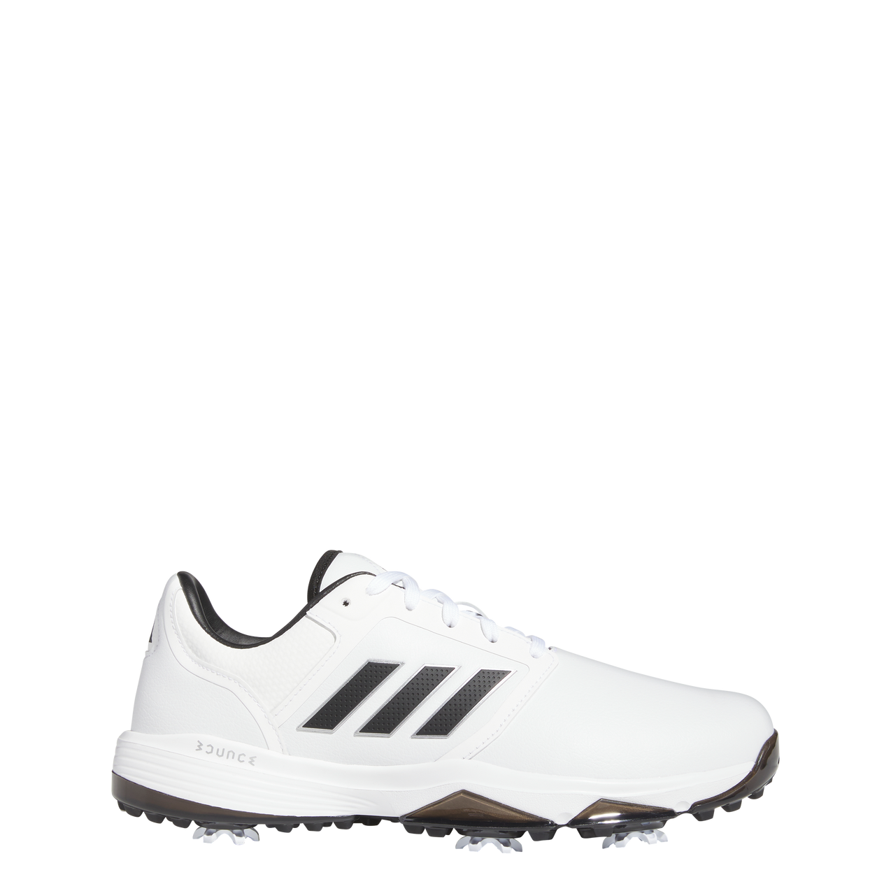 Men s Bounce 3.0 Spiked Golf Shoe White Black