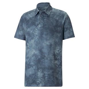 Men's Cloudspun Dye Stripe Short Sleeve Polo