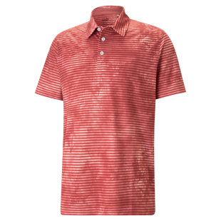 Men's Cloudspun Dye Stripe Short Sleeve Polo