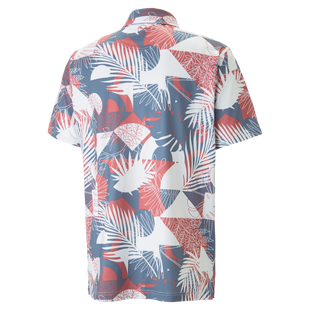 Men's MATTR Geo Short Sleeve Polo PUMA