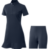 Women's Mock Frill Short Sleeve Dress