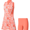 Robe à motif floral sans manches pour femmes