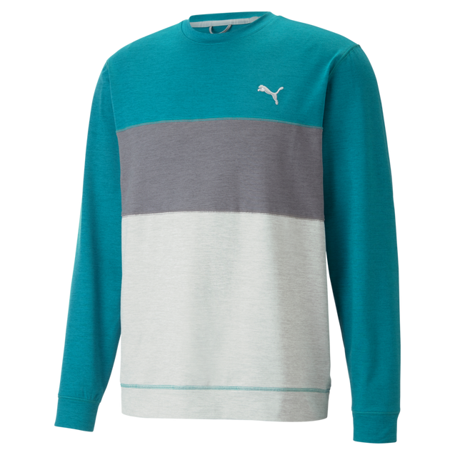 Men's Cloudspun Colourblock Crewneck Pullover PUMA
