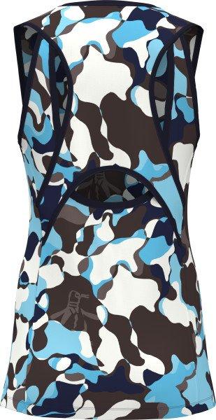 Women's Abstract Print V-Neck Sleeveless Top
