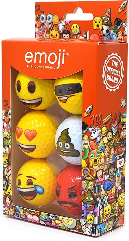 Emoji Golf Balls - 6 Pack