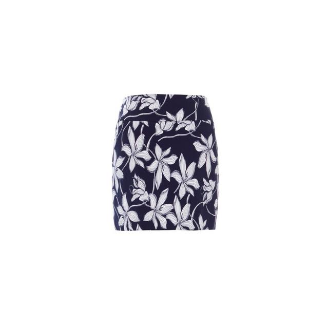 Lisette L 18-Inch Paisley Skort - Turquoise/Green main image 1