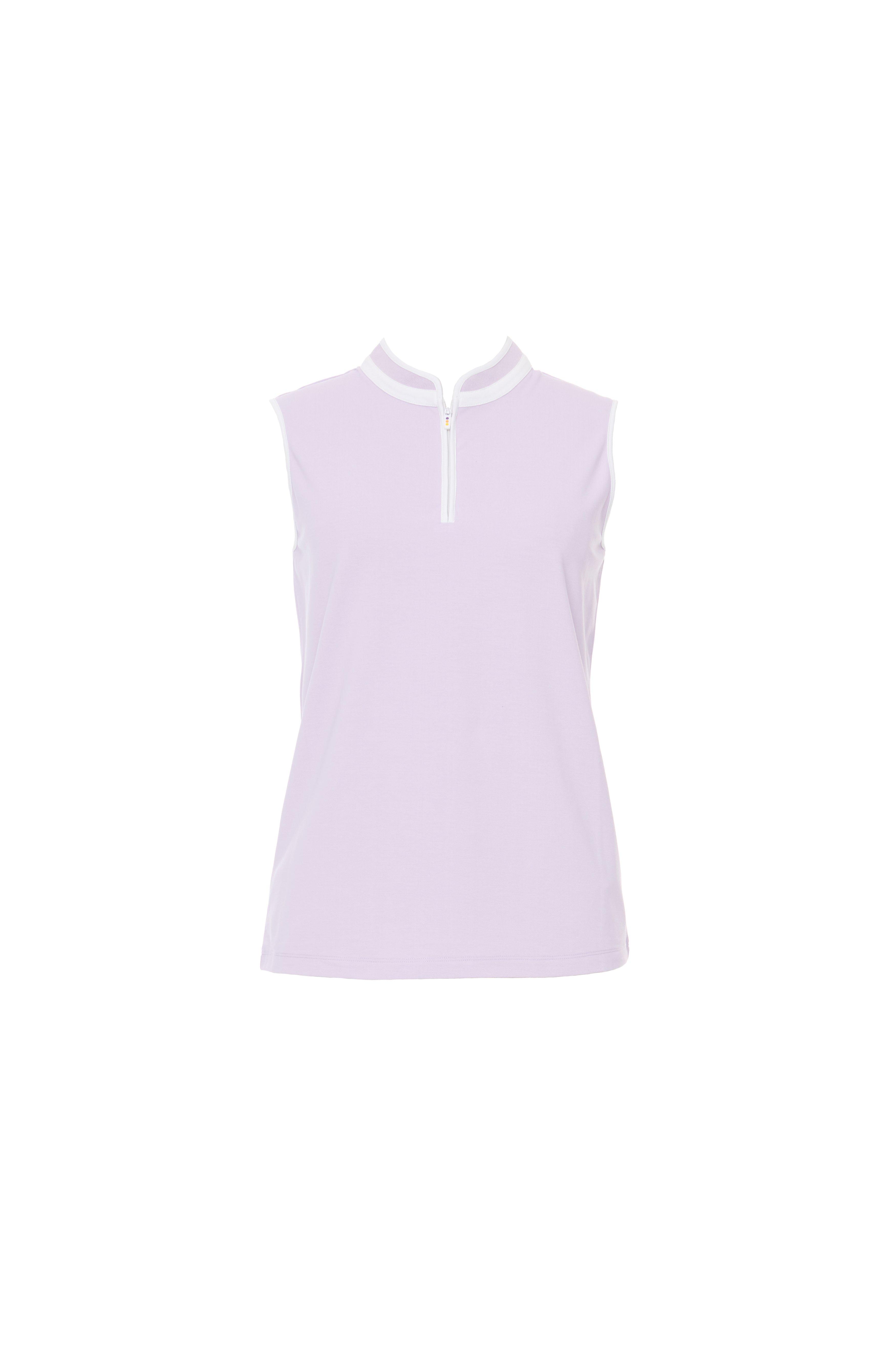 Swing Control Velocity Sleeveless Scallop Mock