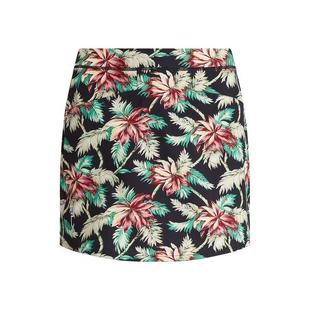 Jupe-short Aim à motif tropical pour femmes, 17 po