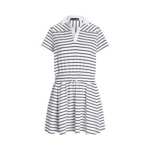 Women's Striped Short Sleeve Polo Dress RLX