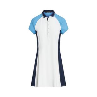 Womens Color Block Golf Polo Dress