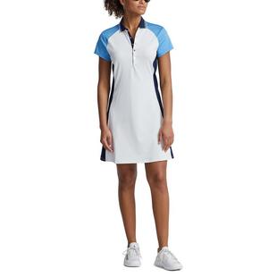 Women's Colourblock Short Sleeve Polo Dress RLX