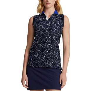 Women's Stars Print Sleeveless Polo RLX