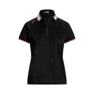 Women's 1/4 Zip Multi Collar Short Sleeve Polo